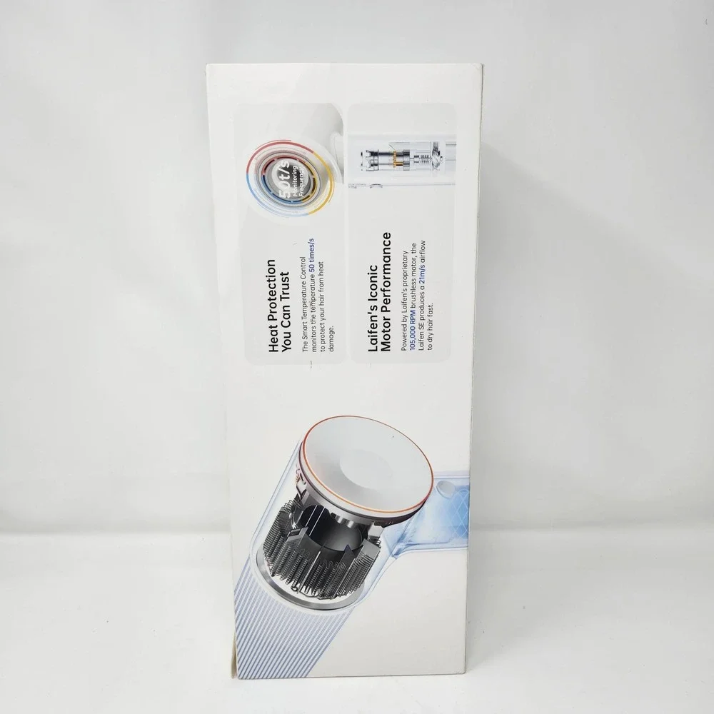Laifen SE Hair Dryer (1) - Matte White - NEW,‎ open box,  three nozzles